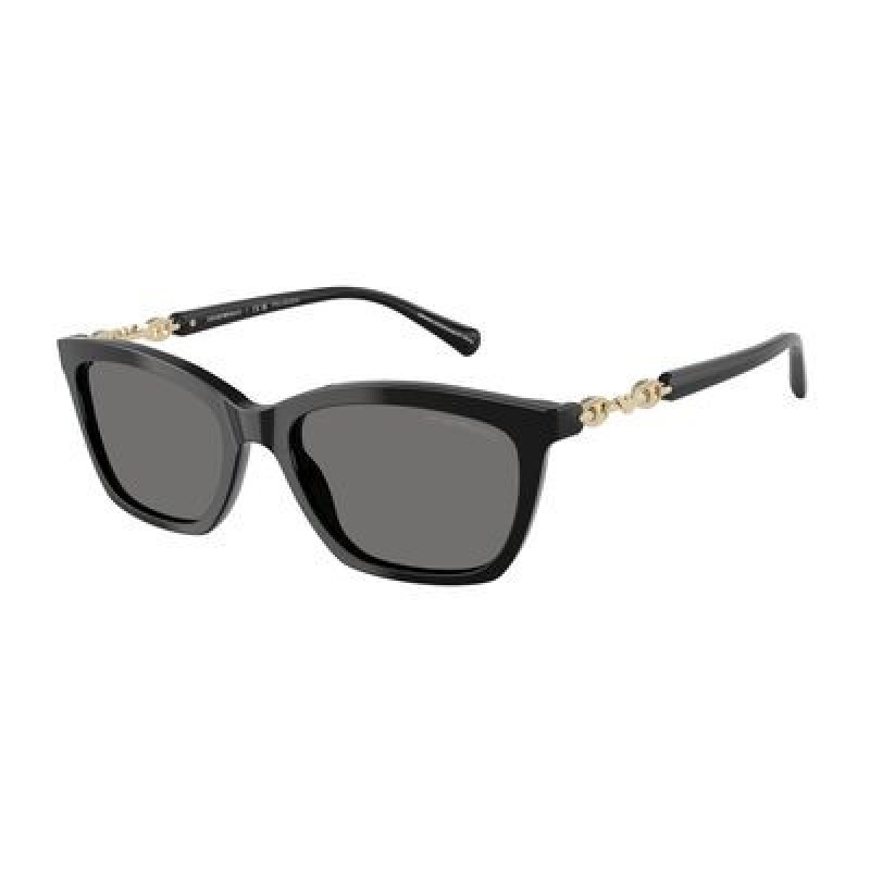 Sunglasses Emporio Armani EA 4238 501781 Shiny Black / Dark Grey Polar Cr39 Polarized 54mm