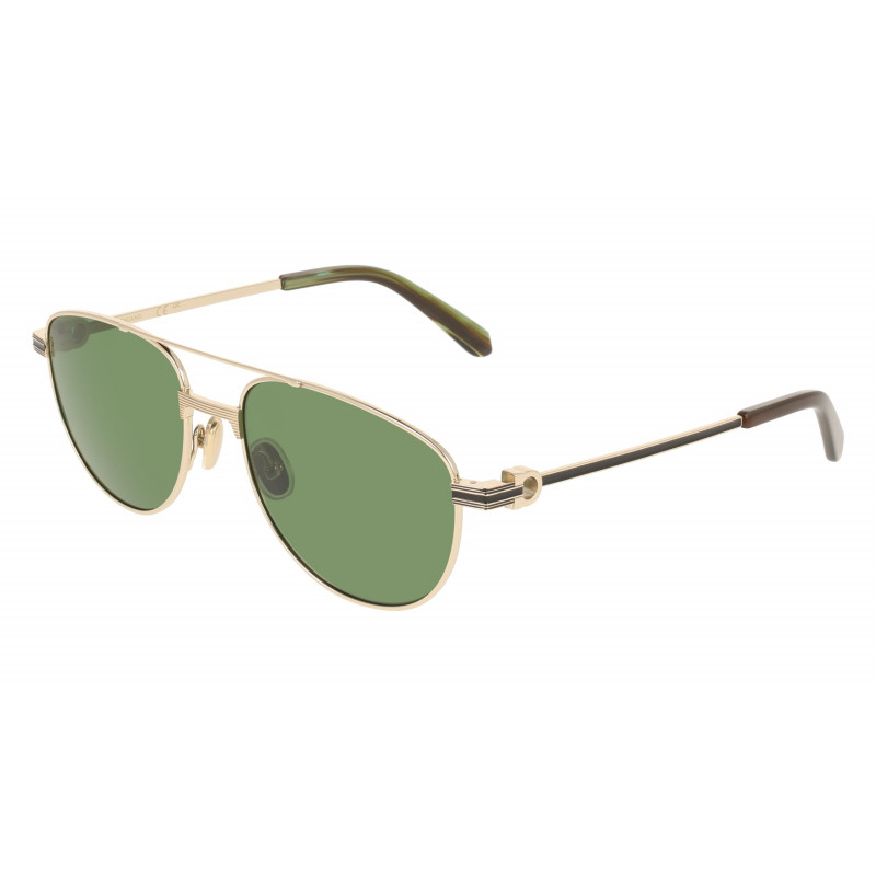 Sunglasses FERRAGAMO SF 345 S 752 Gold/Green 56mm