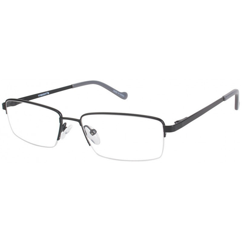Eyeglasses VISION'S 231 C01 Semi-matte Blk 52mm