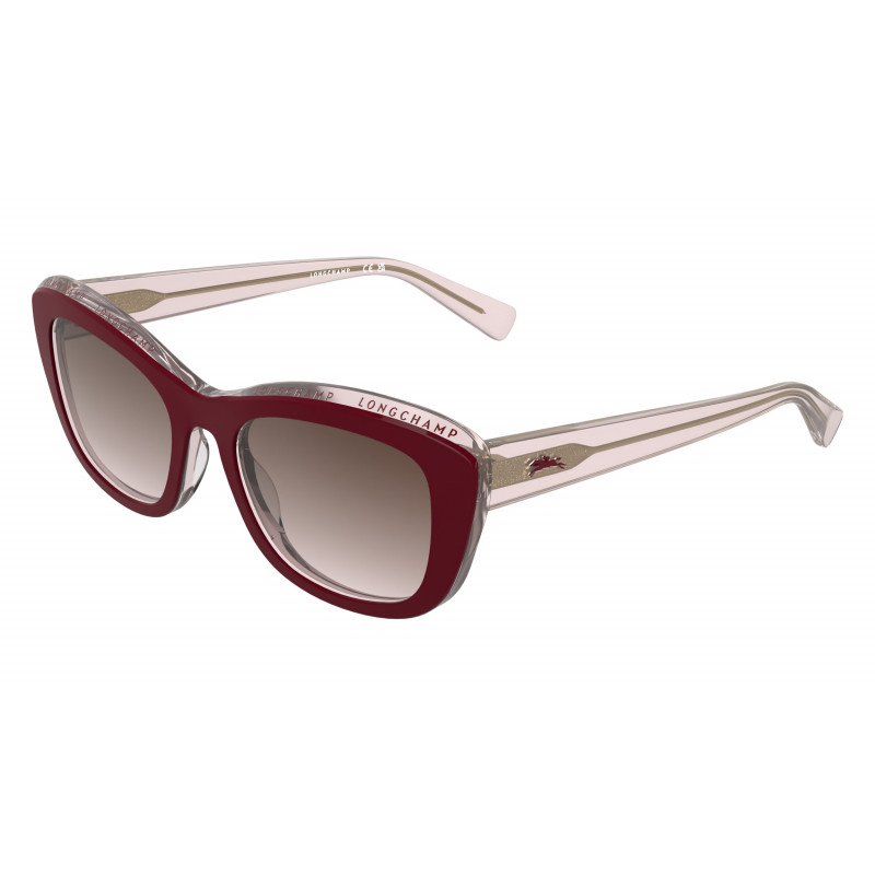 Sunglasses LONGCHAMP LO 817 S 623 Burgundy/Transparent Rose 53mm