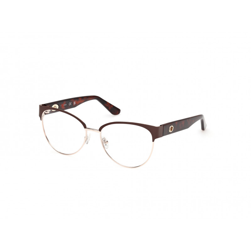 Eyeglasses Guess GU 50382 049 Matte Dark Brown / Havana 55mm