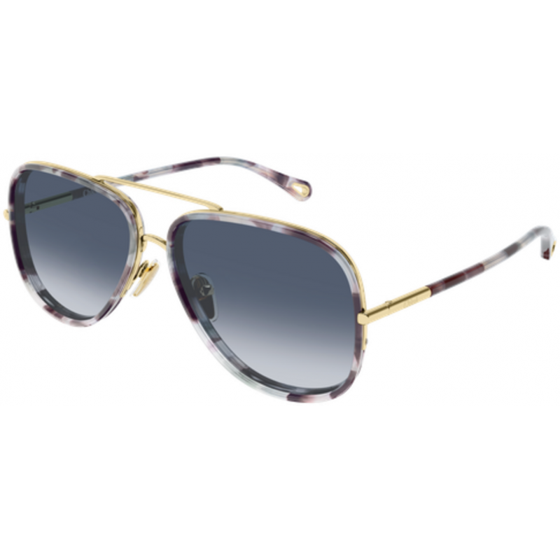 Sunglasses Chloé CH 0382 S- 001 Gold / Blue Havana 60mm