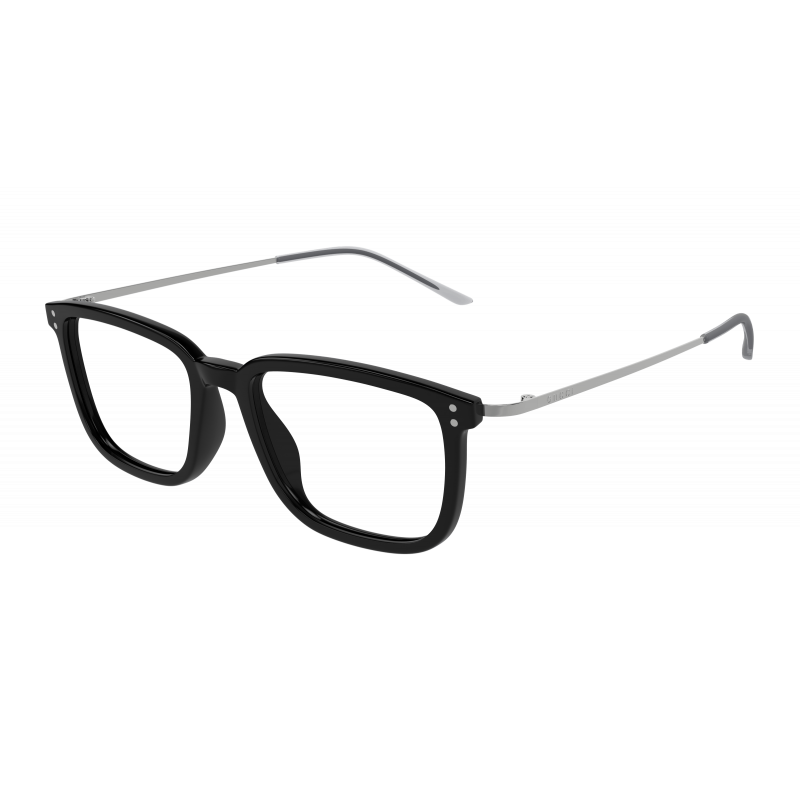 Eyeglasses Gucci GG 1709 O- 005 Black / Transparent Silver 53mm