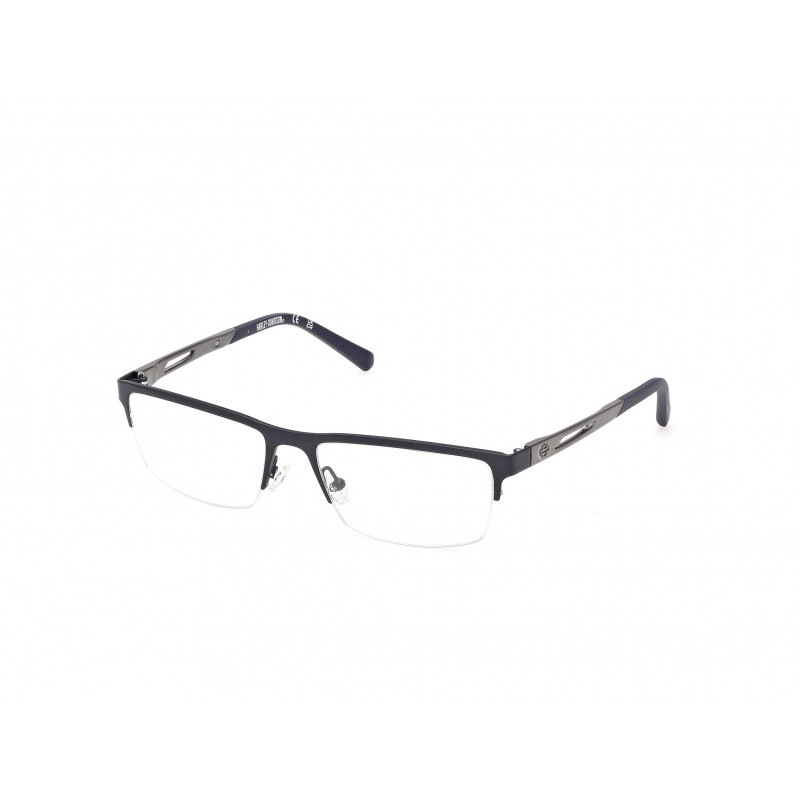 Eyeglasses Harley-Davidson HD 50132 091 Matte Blue / Gunmetal 57mm