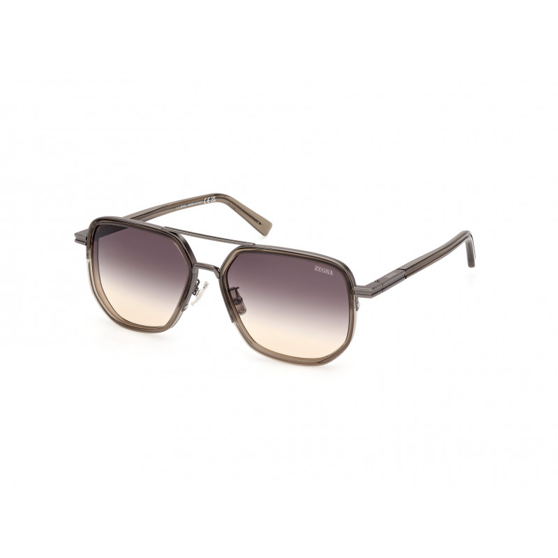 Sunglasses Zegna EZ 0232 -H 51K Shiny Grey / 59mm