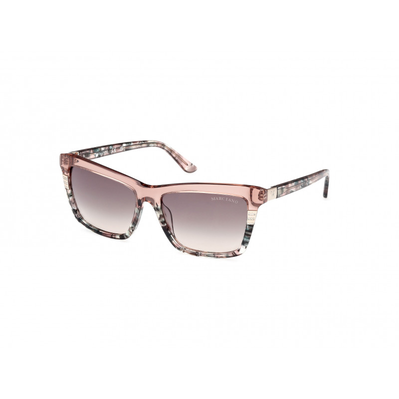 Sunglasses Guess By Marciano GM 00010 53P Shiny Ivory / Beige Brown/Havana 57mm