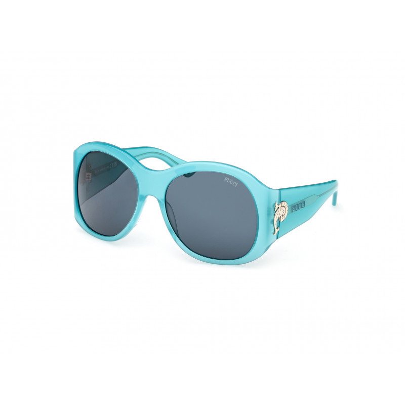 Sunglasses Emilio Pucci EP 0233 87V Shiny Turquoise / 59mm