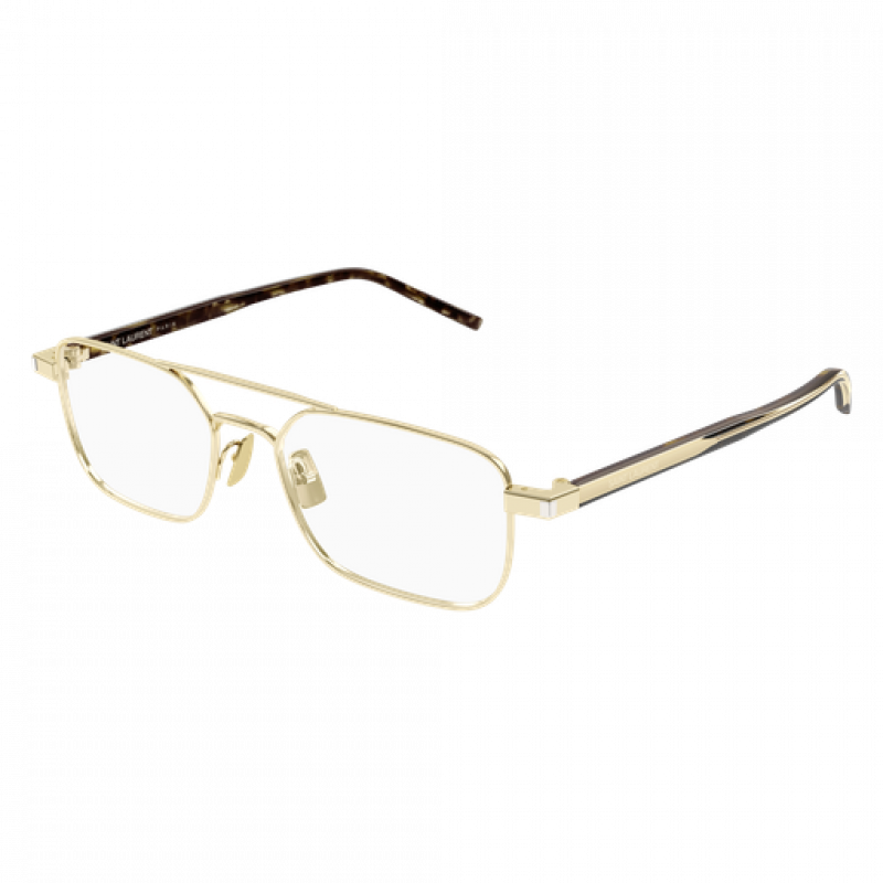 Eyeglasses Saint Laurent SL 780 - 002 Gold / Transparent Crystal 52mm