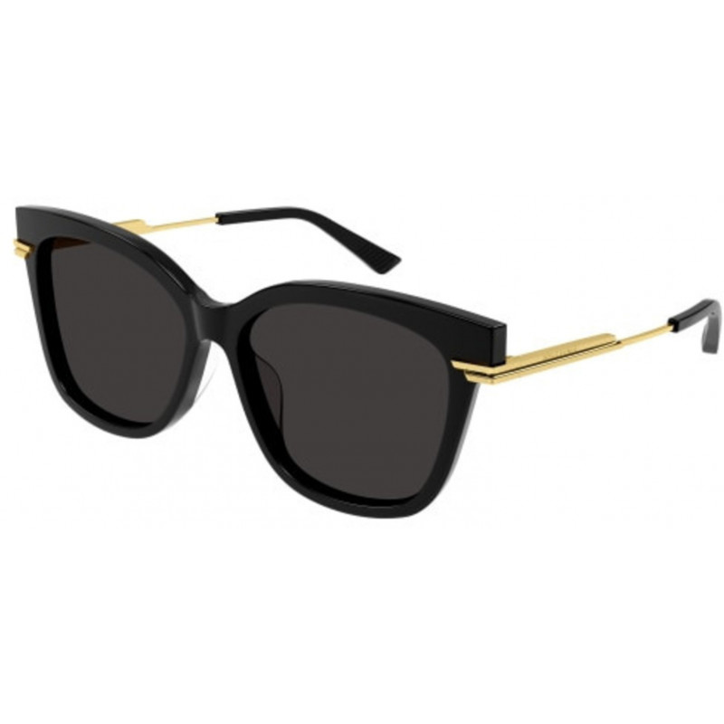 Sunglasses Bottega Veneta BV 1296 SA- 001 Black / Grey Gold Sunglasses Bottega Veneta BV 1296 SA- 001 Black / Grey Gold