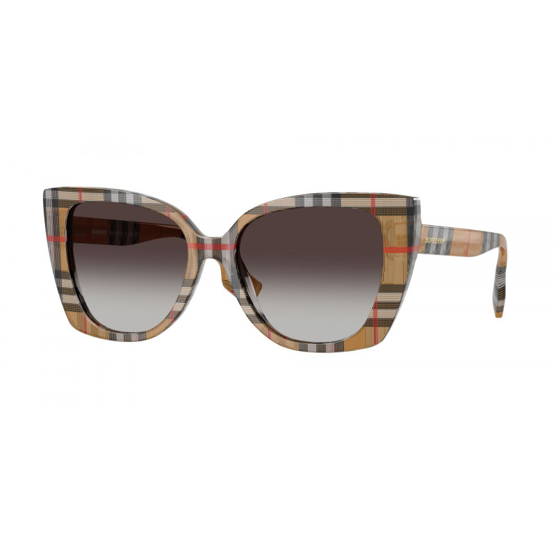 Sunglasses Burberry BE 4393 39448G Vintage Check / Grey Gradient Polyamide Standard 54mm