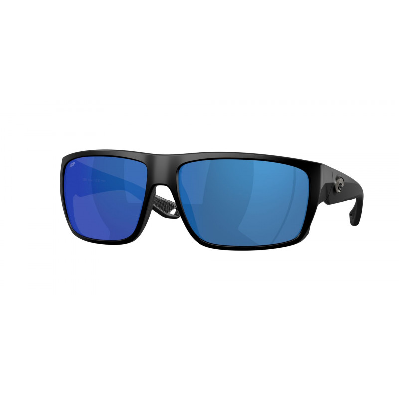 Sunglasses Costa Del Mar 6 S 9129 912909 Matte Black / Blue Mirror 580p Policarbonate Polarized