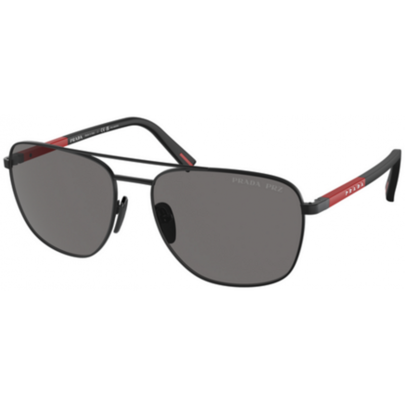 Sunglasses Prada Linea Rossa PS 54 ZS 1BO02G Matte Black / Dark Grey Polar Cr39 Polarized 60mm