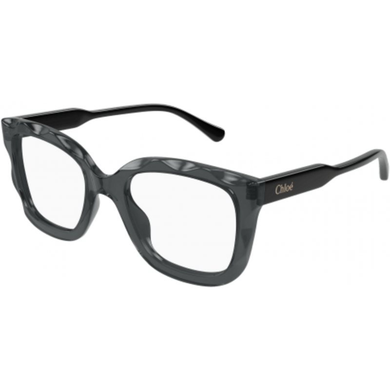 Eyeglasses Chloé CH 0229 O- 001 Grey / Transparent Black 52mm