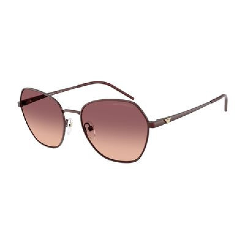 Sunglasses Emporio Armani EA 2161 34018D Matte Bordeaux / Pink Gradient Violet Policarbonate Standard 55mm