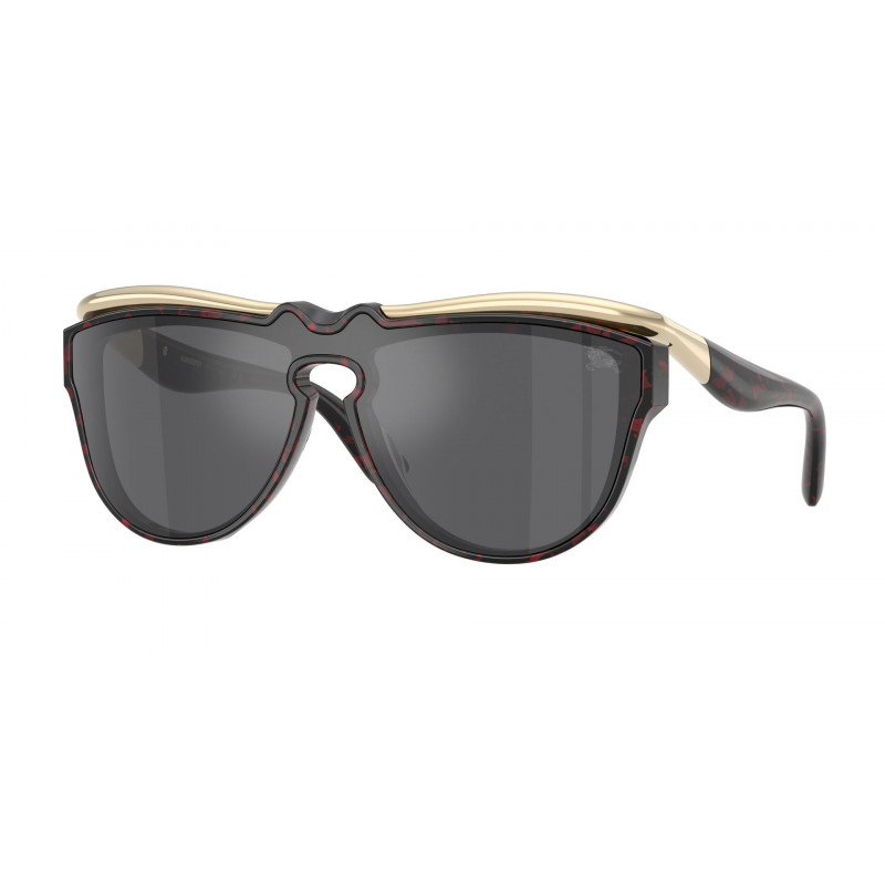 Sunglasses Burberry BE 3162 U 11096G Red Havana / Grey Mirror Silver Polyamide Standard 39mm