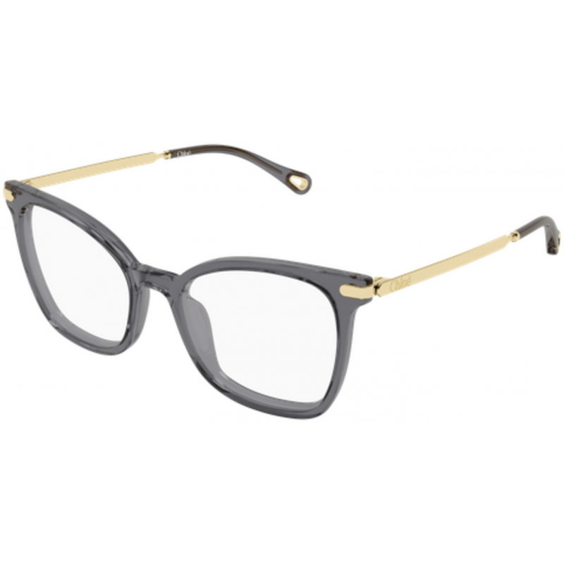 Eyeglasses Chloé CH 0360 O- 001 Grey / Transparent Gold 53mm