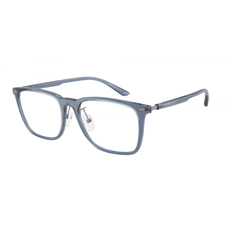 Eyeglasses Emporio Armani EA 3263 D 6108 Shiny Transparent Blue / Demo Lens 55mm
