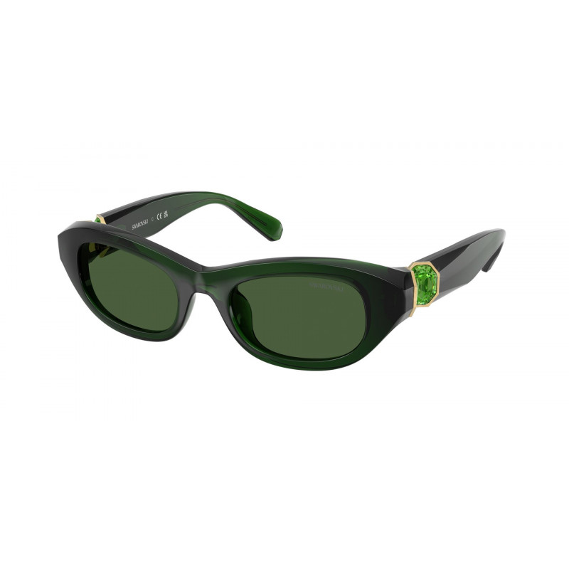Sunglasses Swarovski SK 6036 U 108171 Milky Dark Green / Polyamide Standard 50mm