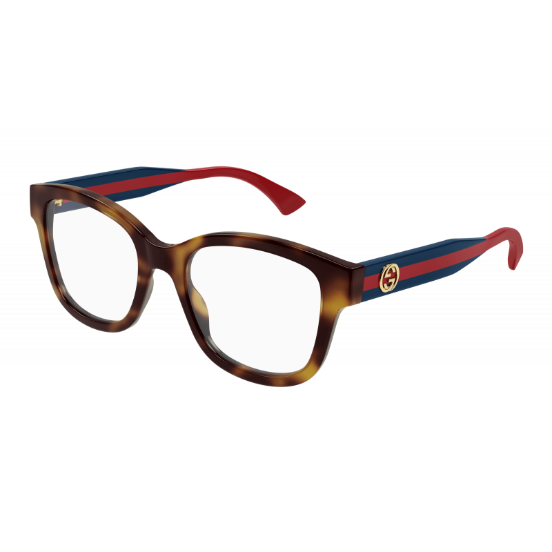 Eyeglasses Gucci GG 1863 O- 002 Havana / Transparent Blue 51mm