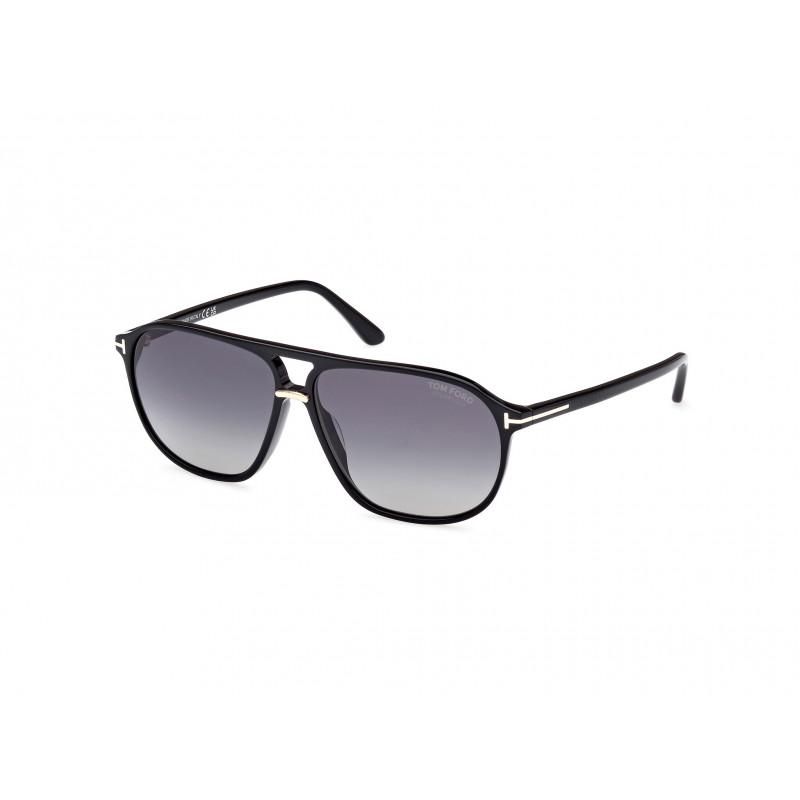 Sunglasses Tom Ford FT 1026 01D Shiny Black / 61mm
