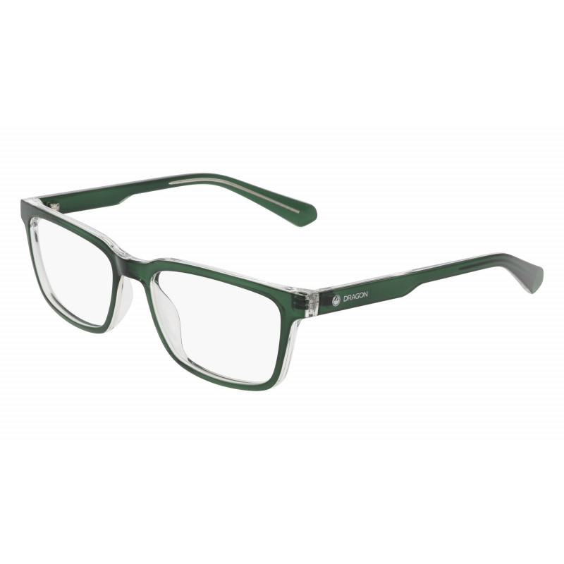 Eyeglasses DRAGON DR 2063 303 Forest Green Over Crystal 55mm