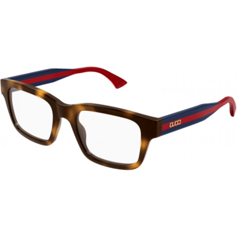 Eyeglasses Gucci GG 1865 O- 002 Havana / Transparent Blue