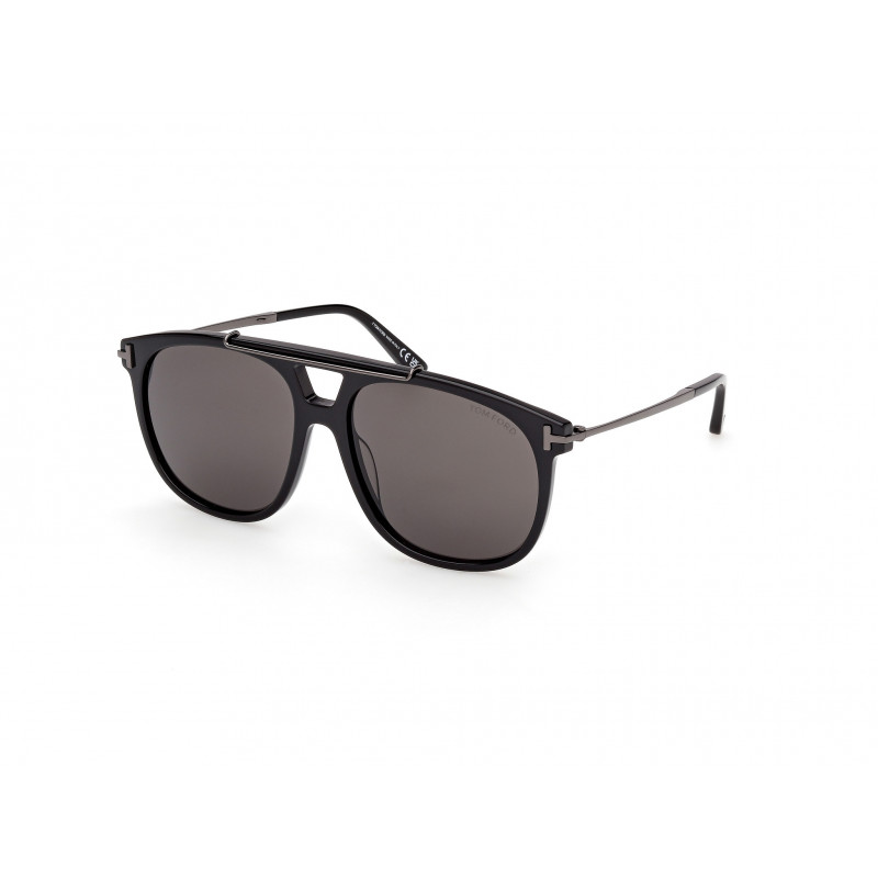 Sunglasses Tom Ford FT 1306 01A Shiny Black / 58mm