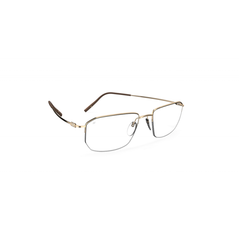 Eyeglasses Silhouette Nylor Refined 5598 7530 Timeless Gold 54mm