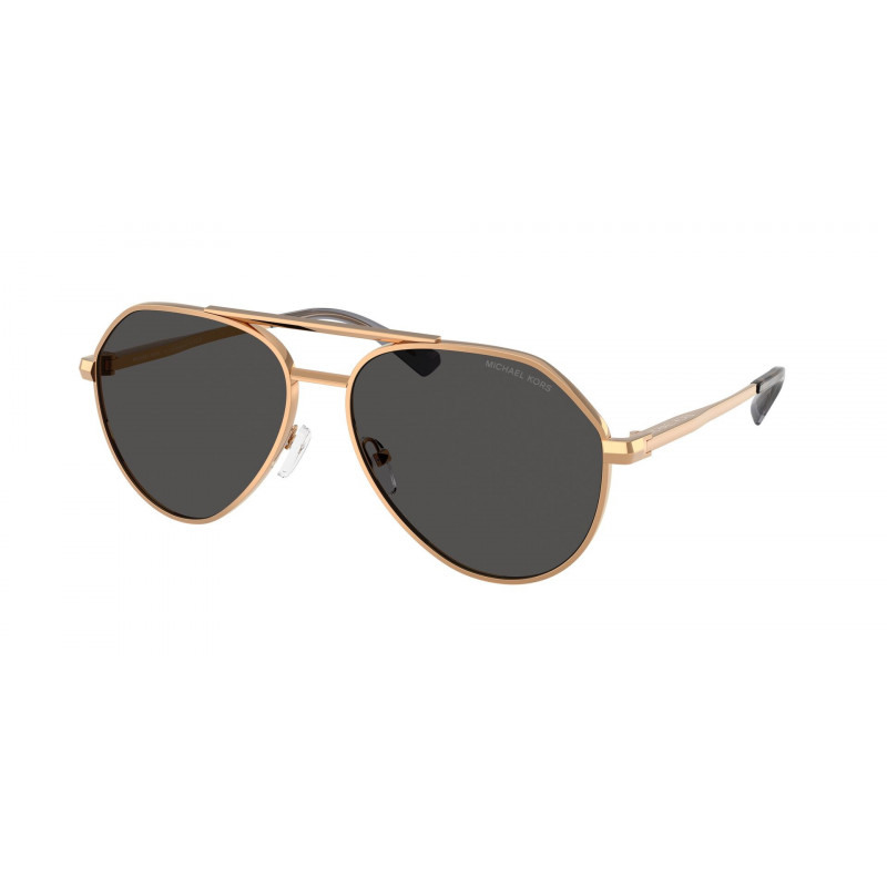 Sunglasses Michael Kors MK 1168 189987 Beige Gold / Dark Grey Solid Polyamide Standard