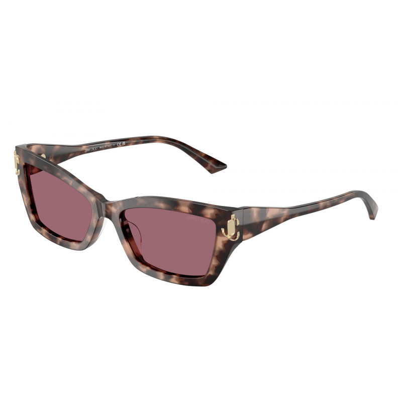 Sunglasses Jimmy Choo JC 5011 U 50701A Pink Havana / Violet Polyamide Standard