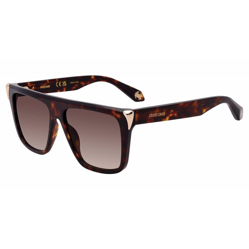 Sunglasses Roberto Cavalli SRC 094 M 0743 Shiny Brn/Ylw Hav