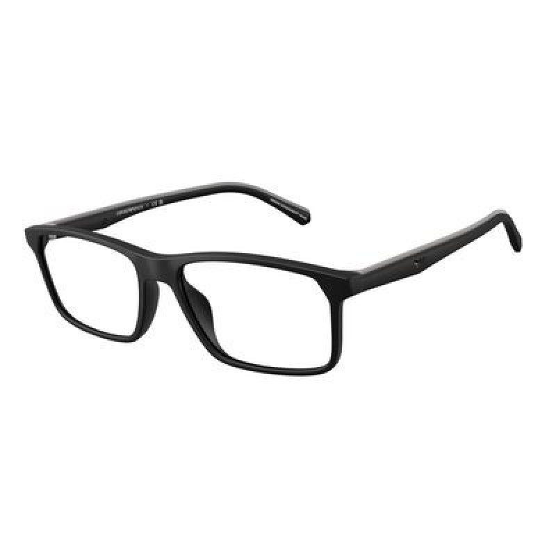 Eyeglasses Emporio Armani EA 3266 U 5001 Matte Black Demo Lens 54mm