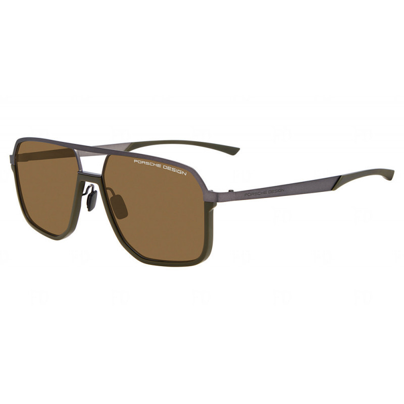 Sunglasses Porsche Design P 86008 b579 Dk Grey/Olive 60mm