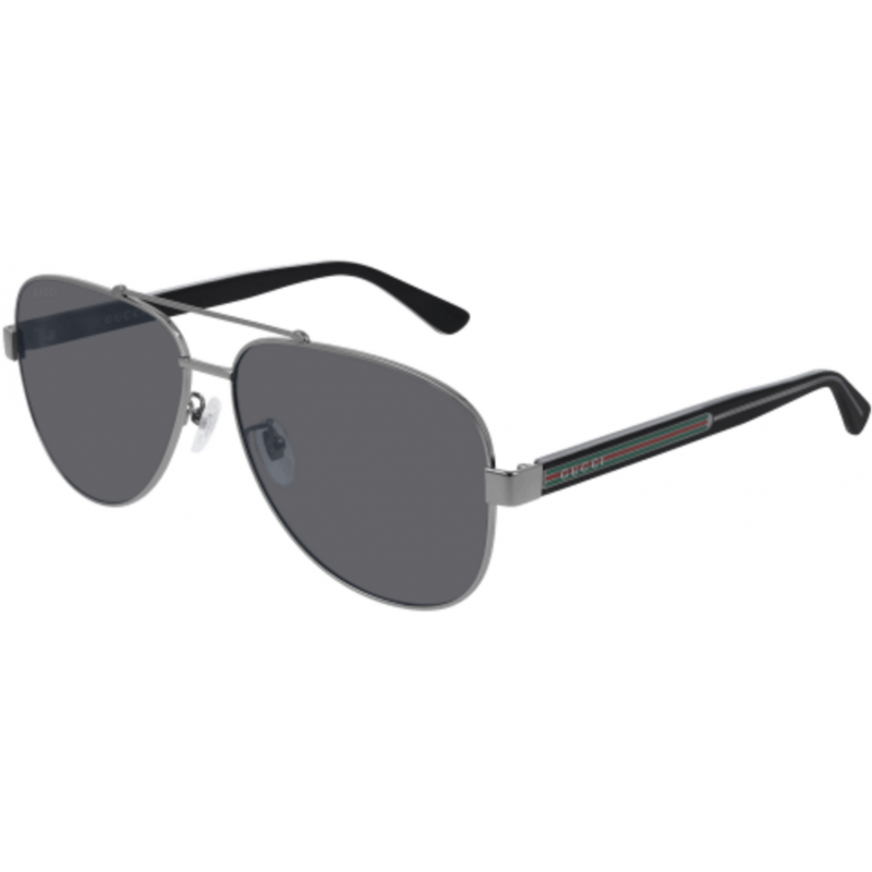 Sunglasses Gucci GG 0528 S- 007 Gunmetal / Grey Crystal 63mm