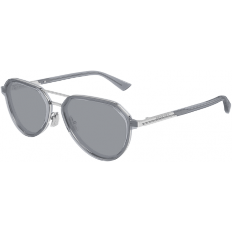 Sunglasses Bottega Veneta BV 1373 S- 003 Light-blue / Grey Silver 55mm