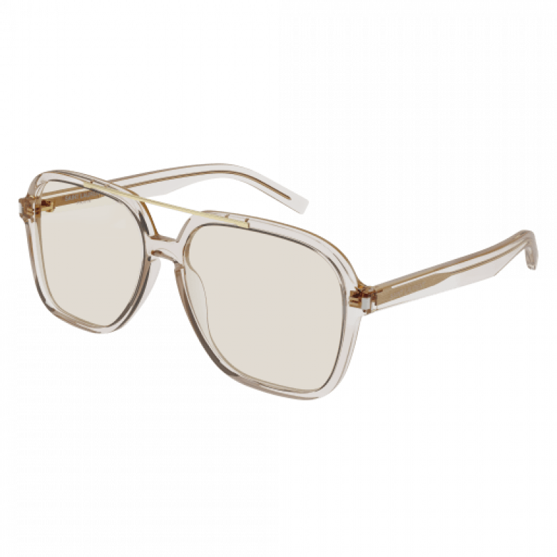 Sunglasses Saint Laurent SL 545 - 002 Beige / Yellow 58mm