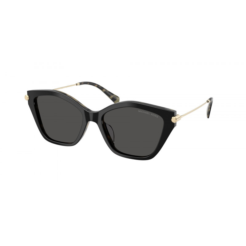 Sunglasses Michael Kors MK 2246 U 395087 Black/Amber Tortoise / Dark Grey Solid Polyamide Standard