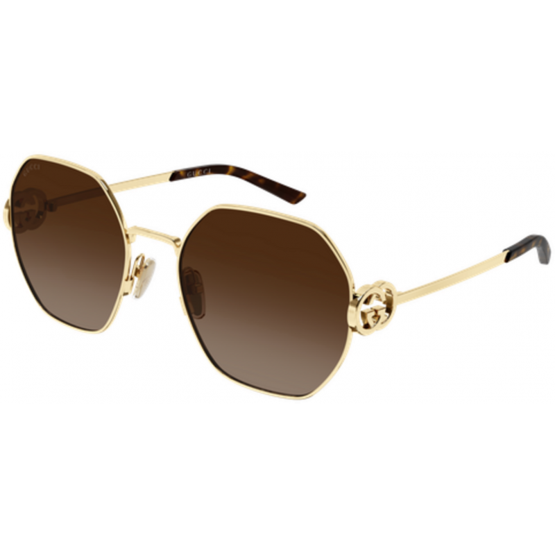 Sunglasses Gucci GG 2046 S- 003 Gold / Brown 58mm