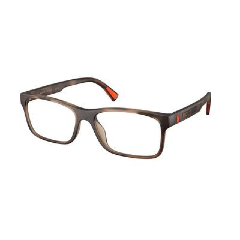 Eyeglasses Polo PH 2301 U 6070 Matte Dark Havana / Demo 56mm