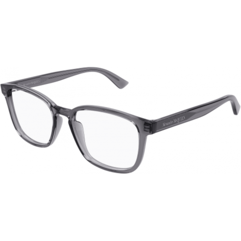 Eyeglasses Alexander McQueen AM 0462 O- 003 Grey / Transparent 53mm