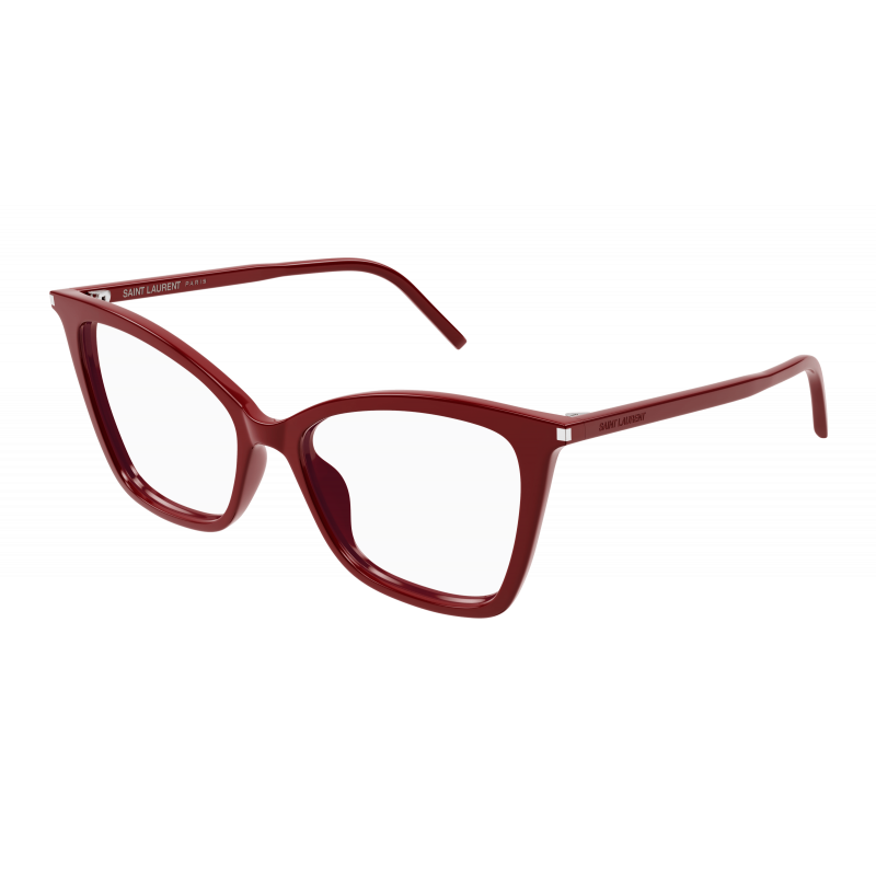 Eyeglasses Saint Laurent SL 386 - 015 Red / Transparent 53mm