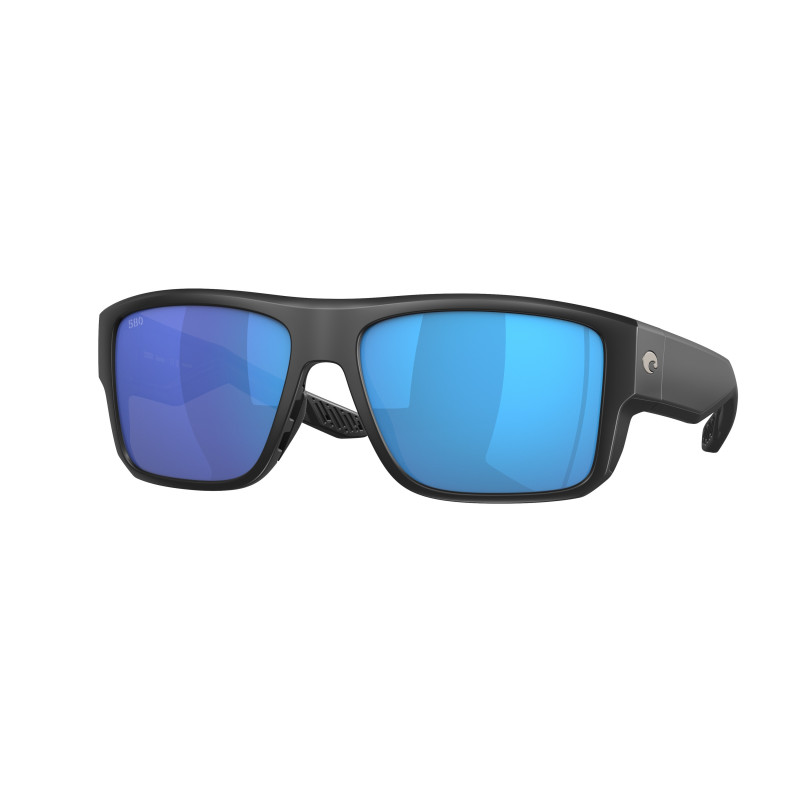 Sunglasses Costa Del Mar 06 S 9116 911601 Taxman Matte Black Blue Mirror 59mm