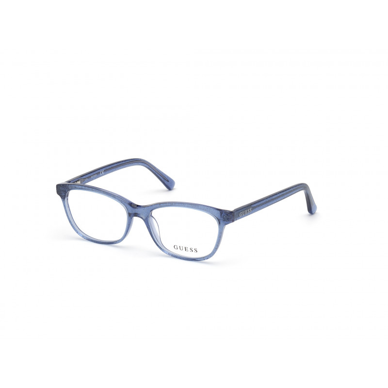 Eyeglasses Guess GU 9191 092 Light Blue/Monocolor / Shiny Blue 49mm
