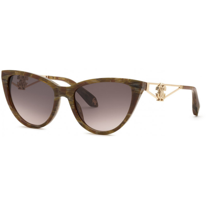 Sunglasses Roberto Cavalli SRC 158 M 0ams Brown Stone Effect