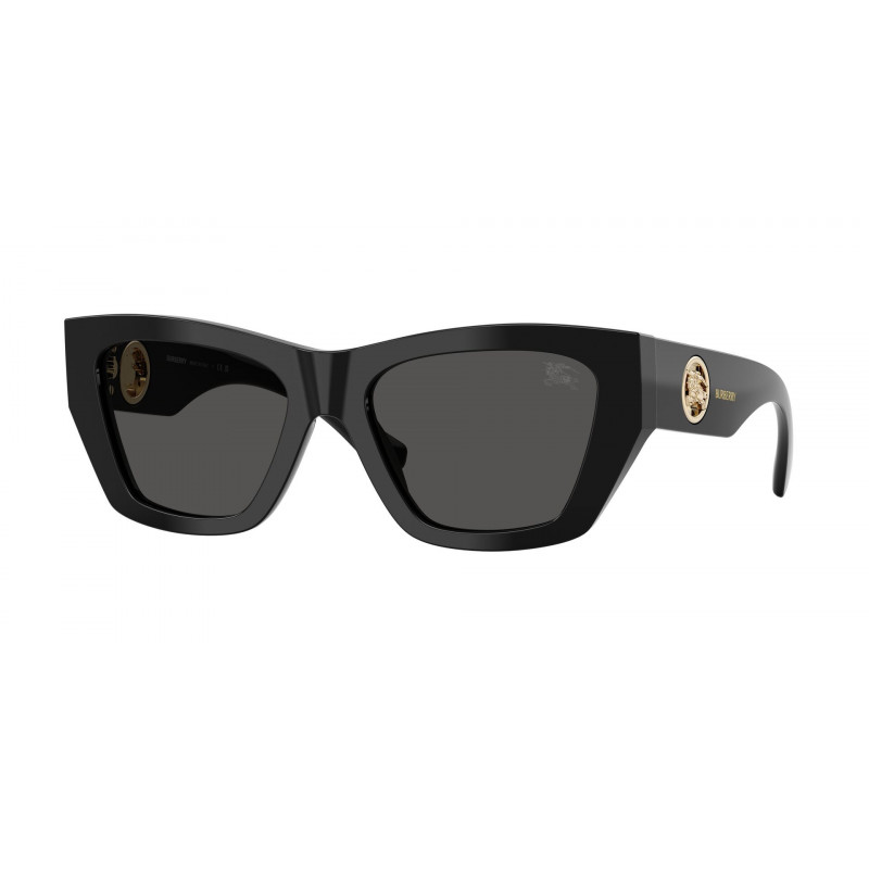 Sunglasses Burberry BE 4492 300187 Black / Dark Grey Polyamide Standard 54mm