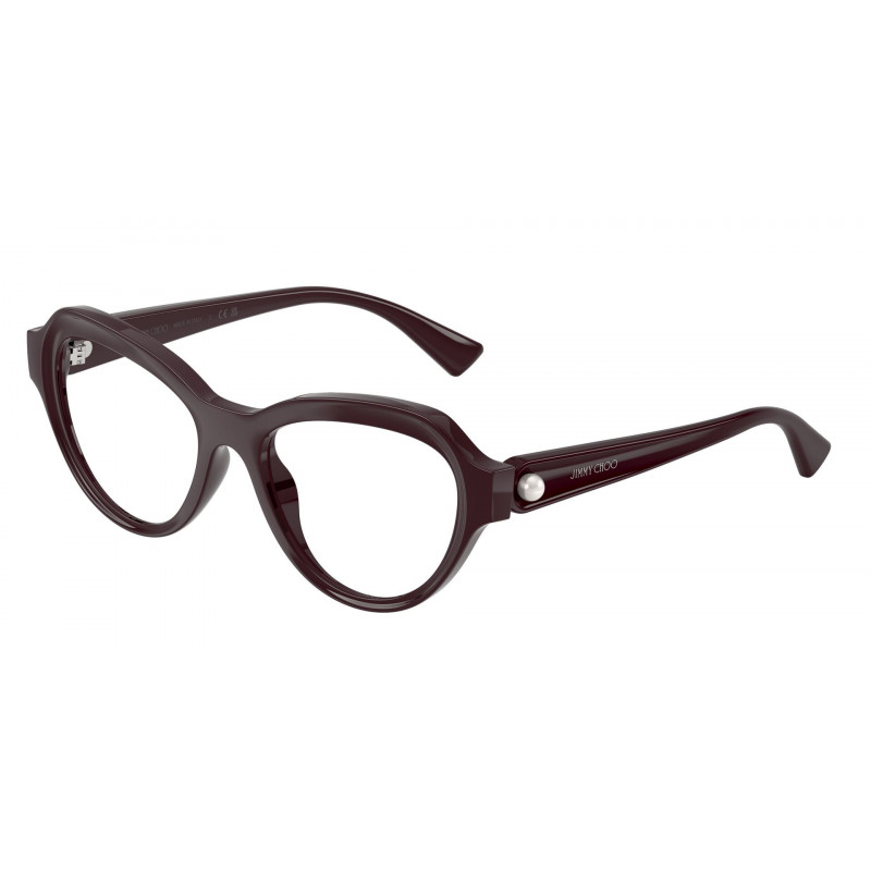 Eyeglasses Jimmy Choo JC 1002 HU 5075 Prune / Demo Lens 51mm