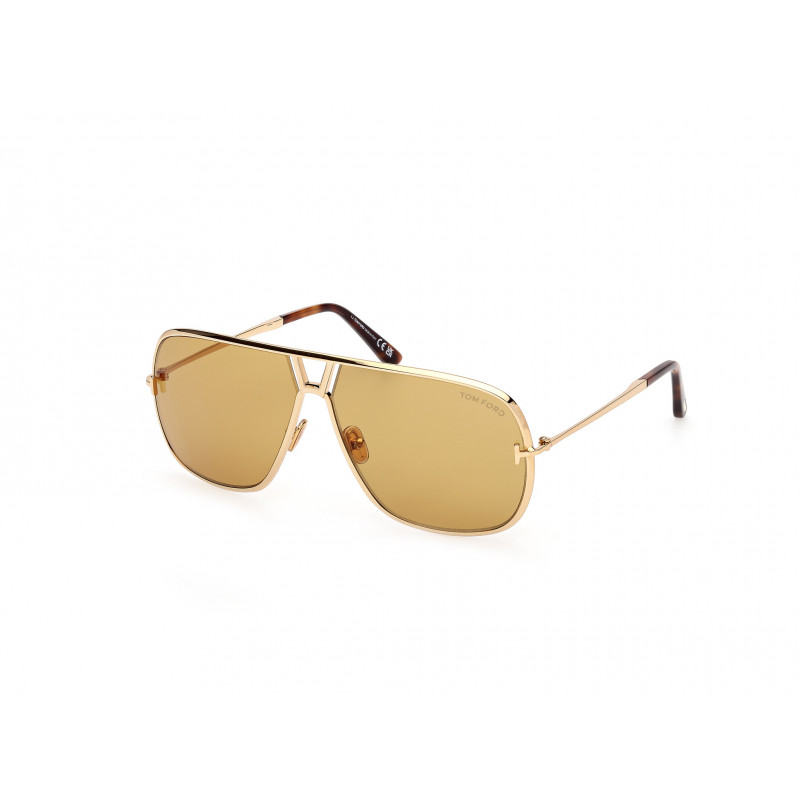 Sunglasses Tom Ford FT 1204 30E Shiny Deep Gold / 63mm