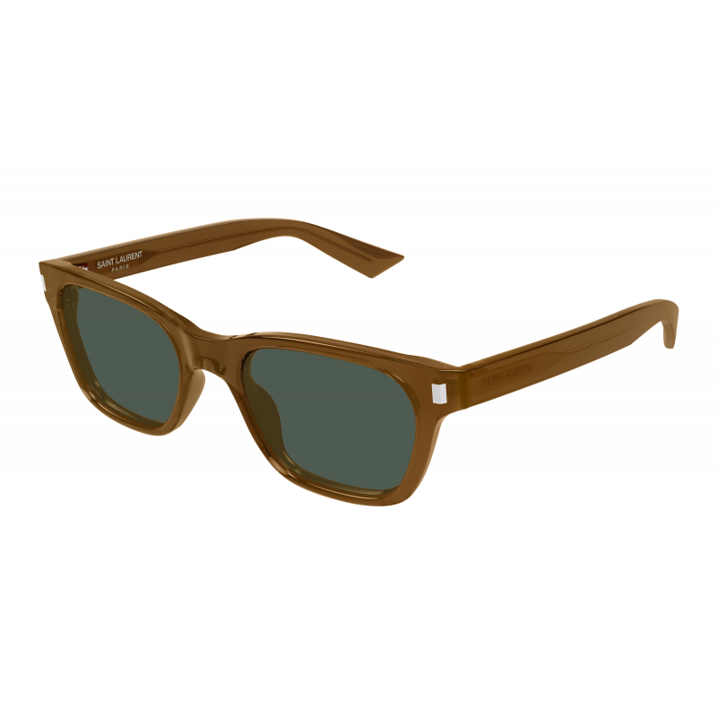 Sunglasses Saint Laurent SL 874 - 005 Brown / Green 52mm