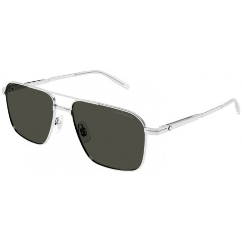 Sunglasses Montblanc MB 0278 S- 001 Silver / Grey