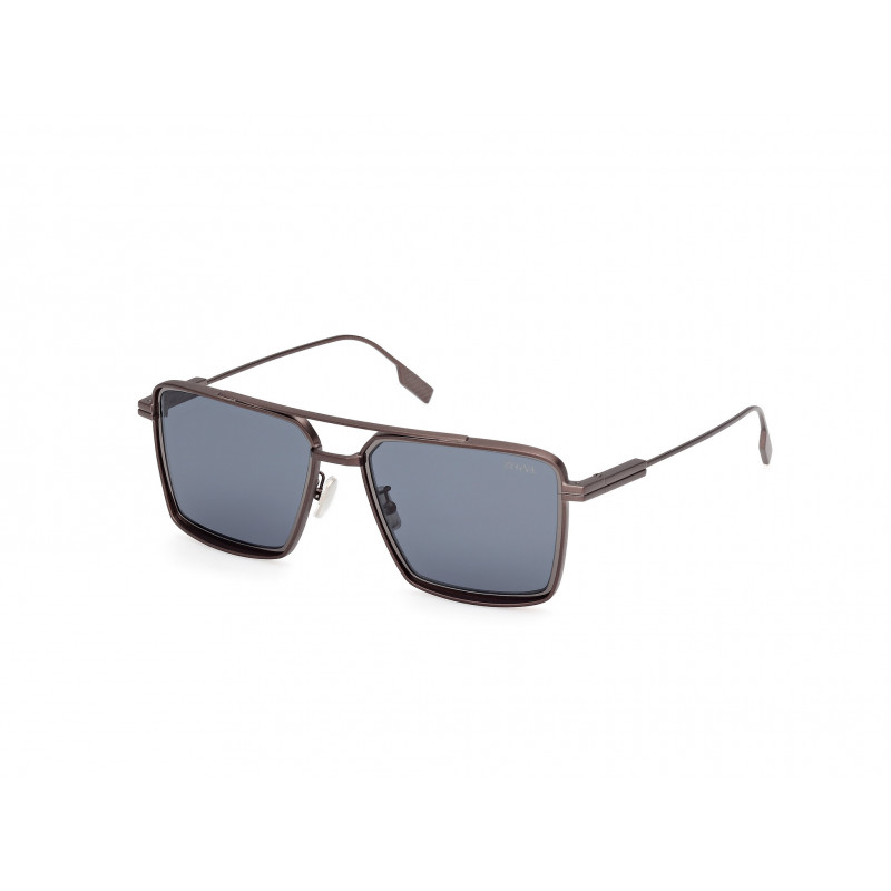 Sunglasses Zegna EZ 0257 37V Matte Dark Bronze / 56mm